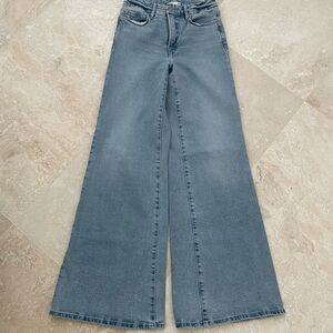 Good American Light Blue Flare Jeans Size 27